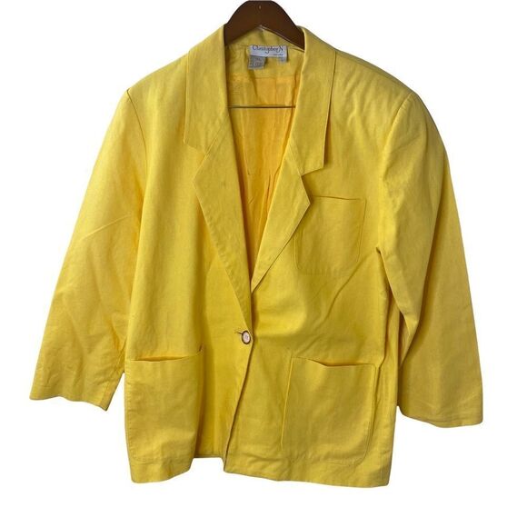 Christopher N. Blazer Jacket Sz L - Picture 1 of 3
